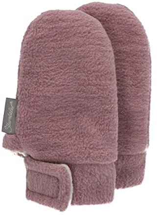 Sterntaler Unisex Kinder Fäustlinge Ohne Daumen Microfleece Melange (Recycelt) Handschuh, Lila, 1