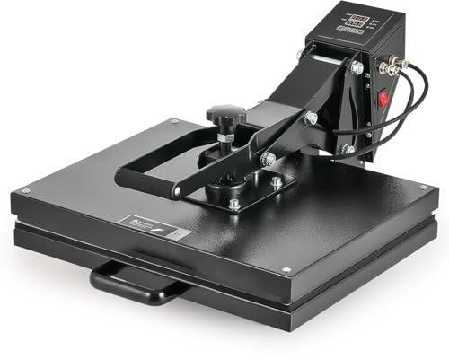 CREWORKS 2000W Transferpresse Textilpresse T-Shirt Sublimationsmaschine 50x40cm Hitzepresse Heat Press Heißpresse DIY Mulitifunktional Sublimation Wärmepresse