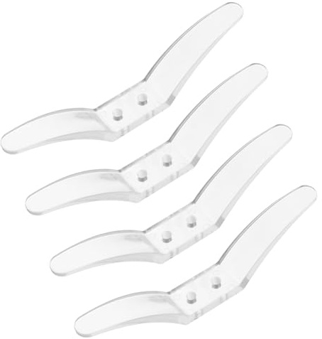 Hemobllo 4 Ganchos De Posicionamiento para Cortinas Enrollables Grandes, Sujetadores De Persianas Enrollables Pom, Resistente y Duradero, para Ventanas Sin Taladrar, Paquete De 4 Piezas