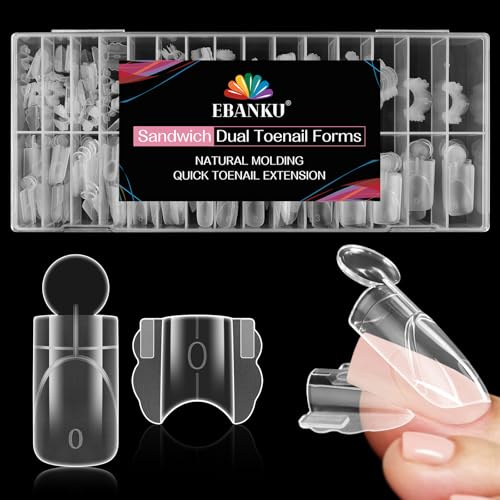 EBANKU 280PCS Sandwich Dual Form Per Pedi