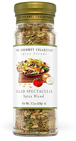 The Gourmet Collection Salad Spectacular Seasoning Blend - Great for Salad Dressing Mix, Asian Stir Fry, Vegetables - 12 Herbs & Spices - 5.5 oz