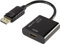 Renkforce RF-4222524 DisplayPort / HDMI Adapter [1x DisplayPort Stecker - 1x HDMI-Buchse] Schwarz vergoldete Steckkonta