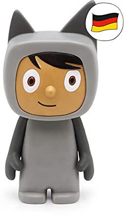 tonies Hörfiguren für Toniebox, Kreativ Anthrazit (Hellbraun) zum Selbstbespielen, 90 Minuten Speicher für eigene Aufnahmen, Musik oder Gute-Nacht-Geschichten, geeignet für Kinder ab 3 Jahren