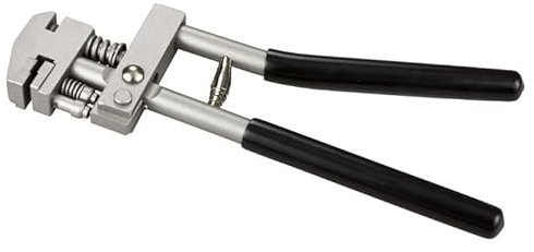 Schweller-Karosseriezange Ø 8 mm Stempel 2-in-1 Zangenkopf drehbar Falzzange Absetzzange Abkantzange und Lochzange zur Blechbearbeitung