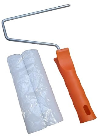 Solid®- Moltopren Rollers 15cm Pack of 2 and Roller Handle Set - for Acrylic Lacquers - Emulsion Paints - Gloss and Staining