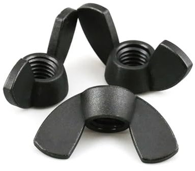 SellGood Dado a Mano 20/50pcs Dado in Plastic Dado ad Alette Dado a Farfalla Lingotto Dado in plastica M3 M4 M5 M6 M8 M10 M12 (Color : 50pcs, Size : M4)