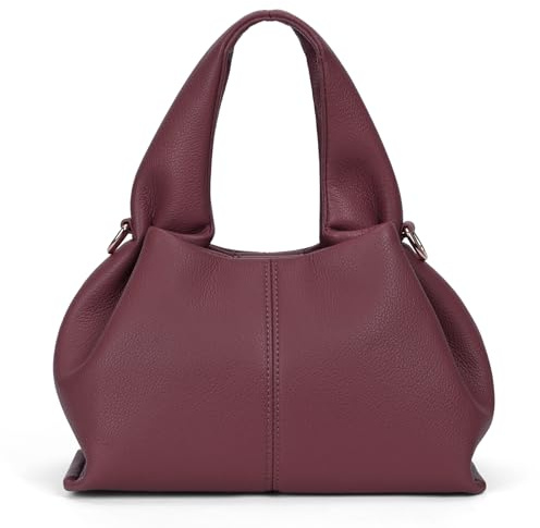 ACUYE Bolso tote de cuero sintético para mujer, bolso cruzado y de hombro estilo Y2K con correa ajustable, bolso hobo de otoño, 23cm