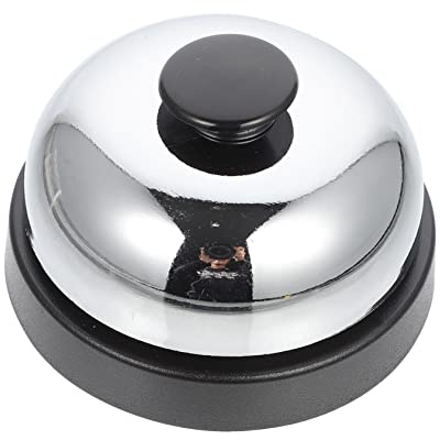 NUOBESTY Sonnette Appel à Pression Manuelle Pour Réception Comptoir Et Jeu De Table Design Simple Et Compact