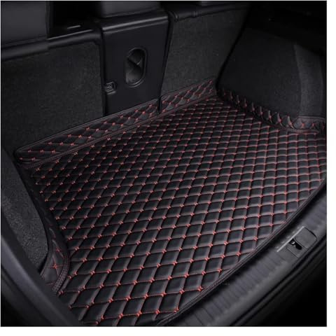 TVVXIO Leather Car Boot Mat for Renault Clio 4 2014-2019, Waterproof Rear Trunk Liner, Anti-Scratch Auto Cargo Protector Tray Cover,A