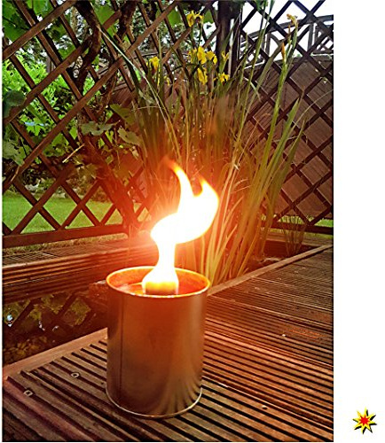 Partyfeuer - Gartenfackel 5 Std. Brennzeit als Flammenschale auch zum Anzünden von Fackeln … (1)