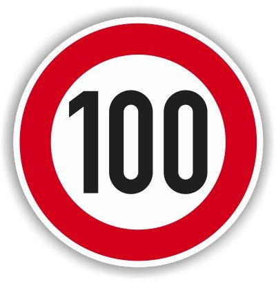 Original StVO Verkehrszeichen VZ 274-100