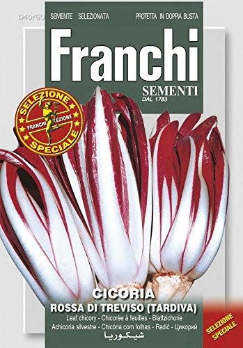 SEMI DI CICORIA ROSSA DI TREVISO TARDIVA FRANCHI SEMENTI