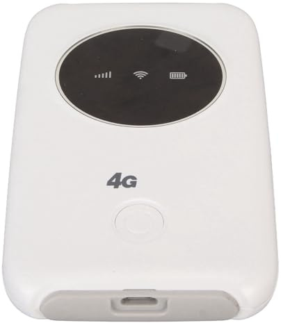 Ausla Upplåst 5G LTE WiFi-Modem 300 Mbps 5G Hotspot Bärbar Router 3200 mAh Batteri Vit för Resor Affärsresa