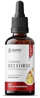 Vitamine B12 Forte Gouttes 30 ml – Méthylcobalamine Hautement Dosée 100 µg – Énergie, Système Nerveux, Immunité – INSPORT