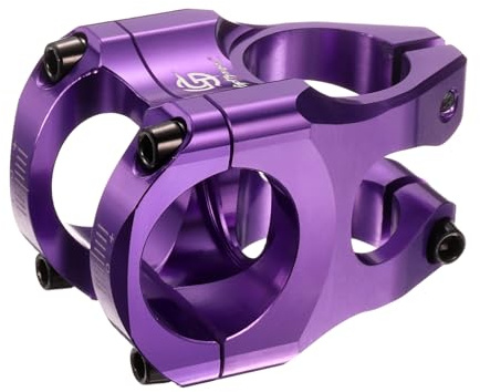 sourcing map 31.8mm Bike Stem 35mm Aluminum Alloy Bicycle Handlebar Stem for Mountain Road Bike BMX MTB Cycling, Purple