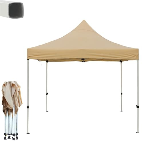 Portable 3x3m Pop Up Canopy Tent Adjustable Outdoor Party Pavilion WinterReady Breathable Sunshade for Camping BBQ Beach Park – Easy Setup & Versatile Use