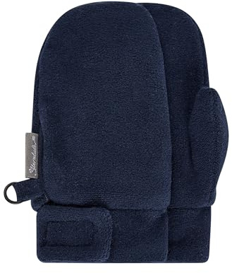 Sterntaler Fäustling mit Daumen, aus Microfleece mit Klettverschluss, gefüttert - unisex Accessoires für Babys & Kleinkinder - weich, warm und bequem, langlebig - Marine, Gr. 2