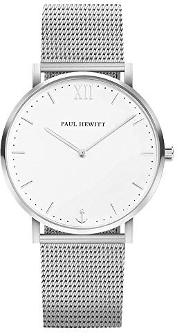 Paul Hewitt Unisex-Armbanduhr Analog Quarz Edelstahl PH-SA-S-St-W-4M