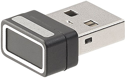 Xystec Fingerabdruckscanner: Kleiner USB-Fingerabdruck-Scanner für Windows 10, 10 Profile (Fingerabdrucksensor, Fingerprint-Scanner, Logins)