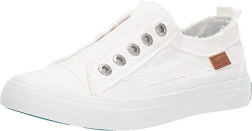 Blowfish Malibu Women's Play Slip On Sneaker, White Smoked