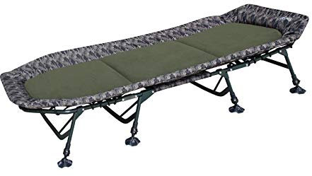 CarpOn Campbed Outdoor Bett Camping 208 cm Lang Angeln Fischen Karpfenliege (Camouflage) 270005C