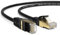 0,5m CAT 7 Netzwerkkabel Gigabit Ethernet LAN Kabel - 10Gbit/s - Patchkabel - Flexibles Cat.7 Rohkabel S FTP Schirmung mit RJ 45 Stecker Vergoldet - für Router, Modem,Switch, PS4, PS5, Access Point