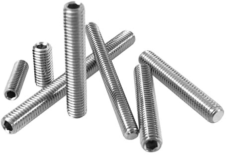 Gewindestifte Madenschrauben DIN 913 ISO 4026 mit Innensechskant ISK und Kegelkuppe Edelstahl A2 V2A VA rostfrei M3/M4/M5/M6/M8/M10 // EHK-Verbindungstechnik