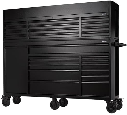 BUNKER 24253 Combined Roller Cabinet and Tool Chest, 25 Drawer, 72 Inch