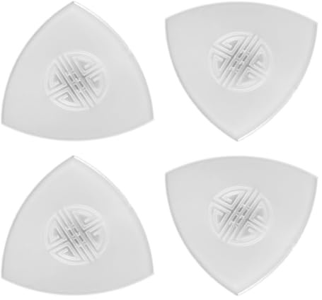 JOINPAYA Púas Desgaste Nailon Paquete Instrumento de Ruan Cuerda de 4 Piezas, Diseño Antideslizante, Sonido Claro y Resistencia al Uso Profesional para Música