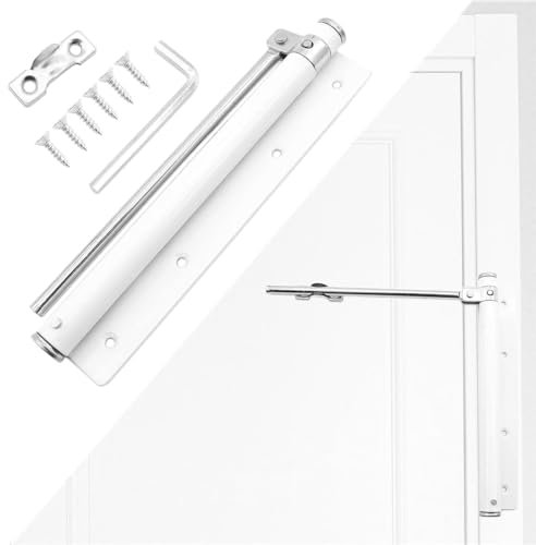 Ferme Porte Automatique, groom fermeture porte à Ressort, Réglable Ferme Porte à Ressort, Groom Fermeture Porte Acier Inoxydable, Dispositif de Fermeture Automatique