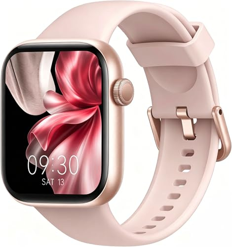 AOYBWK Montre Connectée Homme Femme avec Appels Bluetooth, Écran 1.85 HD Smartwatch Sport (140+ Modes), Cardiofréquencemètre, Moniteur de Sommeil, Étanche IP68 pour Android iOS