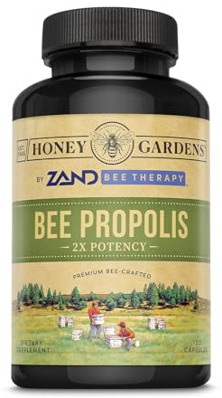 Honey Gardens Bee Propolis : 59351: Cap, (Btl-Plastic) 650mg 120ct