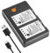 DSTE 2PCS EN-EL5 (1700mAh/3.7V) Battery Charger Set Compatible for Nikon Coolpix P510 P520 P530 P5100 P6000 S10 P80 P90 P100 P500 Camera