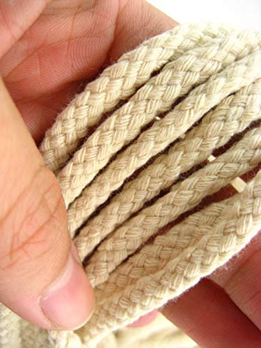 5ms Cream Thick 5mm Upholstery Cushions Curtain Rope Cord Edging Trimming String