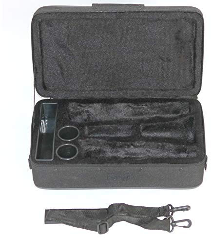 Klarinettenkoffer für B-Klarinette (Böhm- und Deutsches System) - 7 Einlassungen und Außentasche - Universal Gigbag Koffer für Klarinette