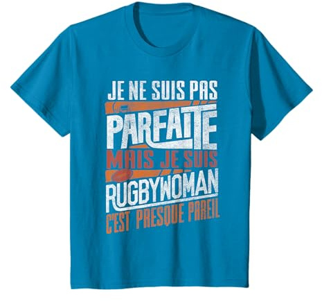 Maillot Rugby Femme Fille Cadeau Joueur De Rugby T-Shirt