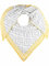 Zwillingsherz Dreieckstuch Stola Schal mit Kaschmir und Wolle für Damen Mädchen Jungen Kinder - Hochwertiges Cashmere Halstuch im Labyrinth Muster Motiv - Damenschal für Sommer Herbst Winter