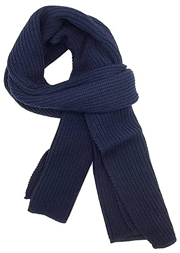 VICSPORT Schal Herren Winterschal Strickschal Unisex Warmer Pure Farbe Schals