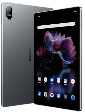 Blackview Tab 11 WiFi Android 12 Tablet, 26,4 cm (10,36 Zoll), 2,4K FHD+ Display, Octa-Core 14 GB + 256 GB (1 TB Externe SD-Karte), 8380 mAh Akku, 16 MP + 16 MP Kamera, Bluetooth 5G WiFi, Dual-Box,