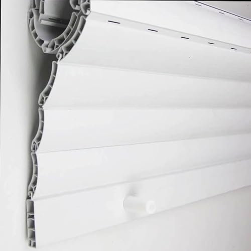 Persiana Enrollable de PVC | Lama Curva 50mm | Corte a Medida | Pertoni Tende (Alto 150cm x 110cm Ancho)