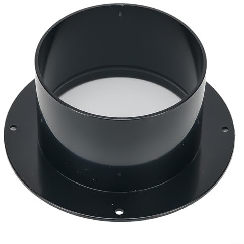 Connecteur à bride de tuyau droit pour systèmes de ventilation à faible résistance à l'air (100 mm)