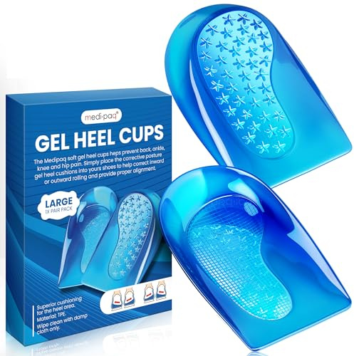 Medipaq Gel Heel Levelling Supports Large, Angled Design