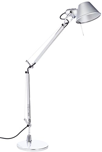 Artemide- Tolomeo Tavolo Mini Tischlampe. Hochwertige Tischleuchte aus Aluminium mit Tischfuß ø20cm. Made in Italy