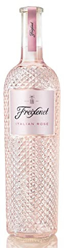 Freixenet Italian Rosé Trocken (1 x 0,75 l) - italienischer Roséwein, elegante Flasche mit Diamantoptik, aus Veneto, trocken, blumig, fruchtig, Noten von Erdbeeren und Kirschen, VEGAN