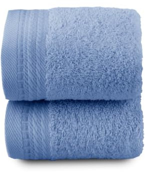 Top Towel – Premium – Große Badetücher – Badezimmerhandtücher – 2 Gesichts- oder Bidethandtücher – 30 x 50 cm – 100 % Baumwolle – 600 Gramm - Lavendel