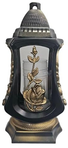 Lampe Funéraire, Lanterne, Bijou, Bougie - Rose 2