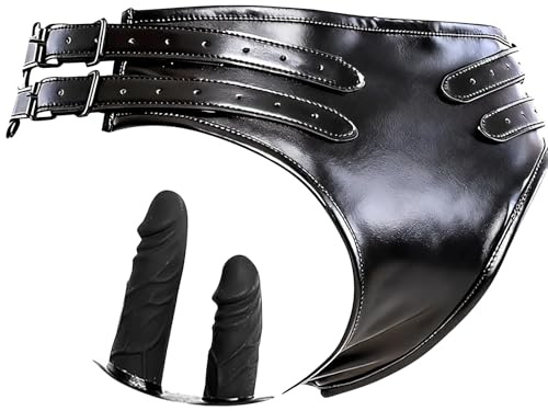 Slip in lattice con dildo anale, cintura di castità, strap-on, dildo, slip, pantaloni slip plug, strap-on per donne, coppie, donna
