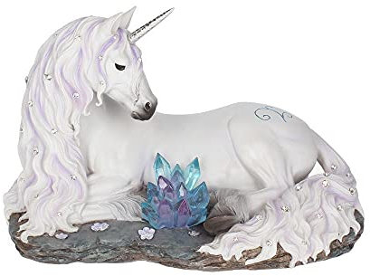 Nemesis Now B2832H7 Dekofigur Ruhe, 19 cm, Kunstharz, Weiß