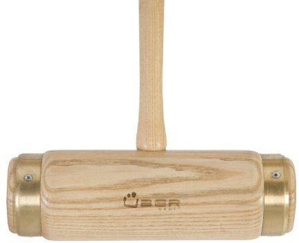 Uber Games Executive Croquet Mallet 34 Inch Octagonal English Ash Handle With An Ash Head Protected By Brass Rings