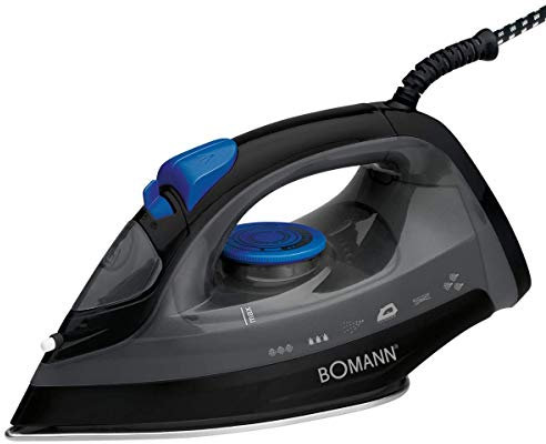 Bomann® Dampfbügeleisen mit Edelstahlspezialsohle | 1800W | Bügeleisen mit Dampf | 150ml Tank | schnelle Aufheizzeit | Steam Iron mit Tropfstopp und Anti-Kalk | Bügeleisen Dampf | DB 6003 CB